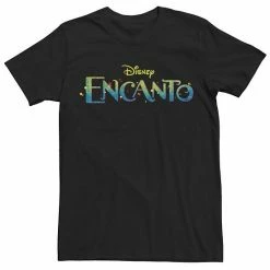 Licensed Character Men's Disney Encanto Gradient Logo Tee Black -Licensed Character Shop unnamed file 15745