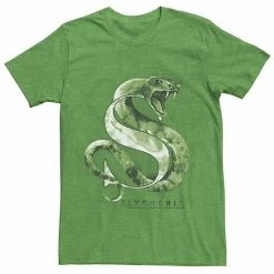Licensed Character Men's Harry Potter Slytherin House Watercolor Tee Kelly -Licensed Character Shop unnamed file 15749