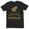 Licensed Character Men's Harry Potter Ravenclaw Crossed Wands Logo Tee Black -Licensed Character Shop unnamed file 15751