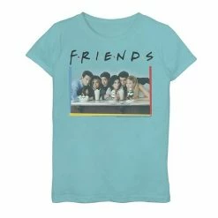 Licensed Character Girls 7-16 Friends Group Shot Milkshake Portrait Graphic Tee Green Apple -Licensed Character Shop unnamed file 15788