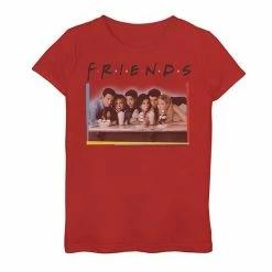 Licensed Character Girls 7-16 Friends Group Shot Milkshake Portrait Graphic Tee Green Apple -Licensed Character Shop unnamed file 15789