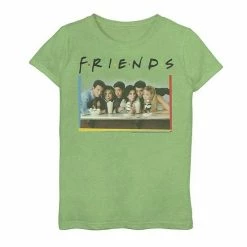 Licensed Character Girls 7-16 Friends Group Shot Milkshake Portrait Graphic Tee Green Apple -Licensed Character Shop unnamed file 15790