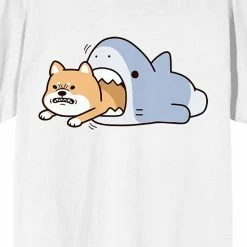 Licensed Character Men's Samezu Shark Jaggy And Dog Tee -Licensed Character Shop unnamed file 15817