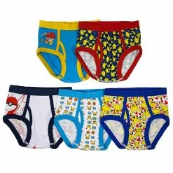 Licensed Character Boys 4-8 Pokemon 5-Pack Briefs Underwear