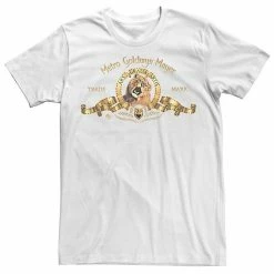 Licensed Character Men's MGM Golden Logo Graphic Tee Silver -Licensed Character Shop unnamed file 15831
