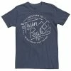 Licensed Character Men's Twin Peaks Vintage Original 1990 Tee Navy Heather -Licensed Character Shop unnamed file 15841