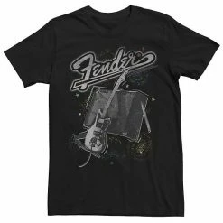 Licensed Character Men's Fender In Space Tee Black -Licensed Character Shop unnamed file 15847