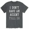 Licensed Character Men's Dont Have Accent Yall Do Tee Grey 1 Licensed Character Men's Dont Have Accent Yall Do Tee Grey -Licensed Character Shop unnamed file 15851