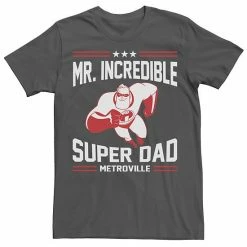 Licensed Character Men's Disney / Pixar Incredibles Super Dad Tee Navy Heather -Licensed Character Shop unnamed file 15864