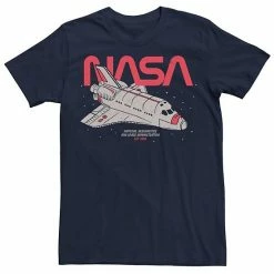 Licensed Character Men's NASA Space Shuttle Portrait Logo Tee Navy -Licensed Character Shop unnamed file 15868