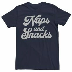 Licensed Character Men's Trendy Naps And Snacks Tee Navy -Licensed Character Shop unnamed file 15879