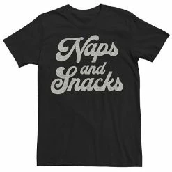 Licensed Character Men's Trendy Naps And Snacks Tee Navy -Licensed Character Shop unnamed file 15880