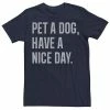 Licensed Character Men's Trendy Pet A Dog Tee Navy -Licensed Character Shop unnamed file 15884
