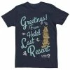 Licensed Character Men's Nintendo Luigi's Mansion 3 Greetings From Hotel Last Resort Graphic Tee Navy -Licensed Character Shop unnamed file 15890