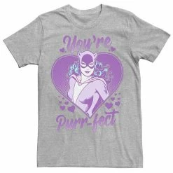Licensed Character Men's DC Comics Valentine's Day Catwoman You're Purr-fect Tee Athletic Heather 6 Licensed Character Men's DC Comics Valentine's Day Catwoman You're Purr-fect Tee Athletic Heather -Licensed Character Shop unnamed file 15909