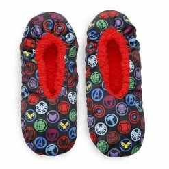 Licensed Character Men's Marvel Avengers Slipper Socks