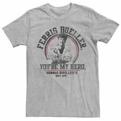 Licensed Character Men's Paramount Cameron You're My Hero Distressed Tee Athletic Heather -Licensed Character Shop unnamed file 15916