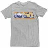 Licensed Character Men's NASA Space Technology Retro Rainbow Logo Tee Athletic Heather -Licensed Character Shop unnamed file 15917