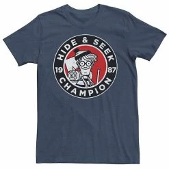 Licensed Character Men's Where's Waldo Hide And Seek Champion Tee Navy Heather