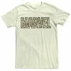 Licensed Character Men's Marvel Leopard Print Logo Tee Natural