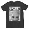 Licensed Character Men's Guardians Of The Galaxy Groot Tee Black -Licensed Character Shop unnamed file 15975