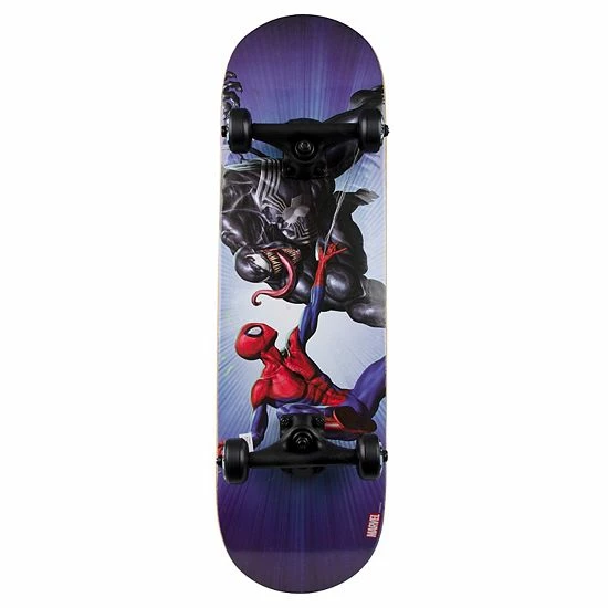 Licensed Character PlayWheels Spider-Man Venom Kids 28-Inch Complete Skateboard 2 Licensed Character PlayWheels Spider-Man Venom Kids 28-Inch Complete Skateboard