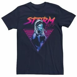Licensed Character Men's Marvel X-Men Storm 80's Retro Gradience Tee Black -Licensed Character Shop unnamed file 15982