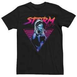 Licensed Character Men's Marvel X-Men Storm 80's Retro Gradience Tee Black -Licensed Character Shop unnamed file 15983