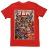 Licensed Character Men's DC Comics Justice League Group Shot Comic Cover Tee Black -Licensed Character Shop unnamed file 15993