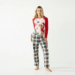 Licensed Character Women's Jammies For Your Families® Rudolph The Red Nosed Reindeer Pajama Set -Licensed Character Shop unnamed file 16