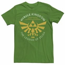 Licensed Character Men's Nintendo The Legend Of Zelda Hyrule Kingdom Stamp Tee Black -Licensed Character Shop unnamed file 16004