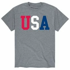 Licensed Character Men's USA Tee Grey 2 -Licensed Character Shop unnamed file 16013
