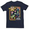 Licensed Character Men's Nintendo Super Mario Rainbow Group Shot Short Sleeve Tee Navy -Licensed Character Shop unnamed file 16032