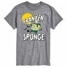 Licensed Character Men's SpongeBob SquarePants Franken Sponge Tee Charcoal -Licensed Character Shop unnamed file 16054