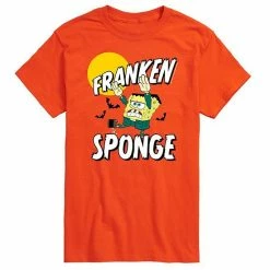 Licensed Character Men's SpongeBob SquarePants Franken Sponge Tee Charcoal -Licensed Character Shop unnamed file 16058