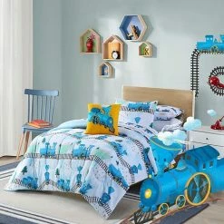 Licensed Character The Little Engine That Could Right On Track Comforter Set With Shams -Licensed Character Shop unnamed file 1607