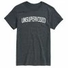 Licensed Character Men's Unsupervised Tee Grey -Licensed Character Shop unnamed file 16076