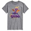 Licensed Character Men's Spyro Pose And Logo Tee Dark Brown -Licensed Character Shop unnamed file 16080