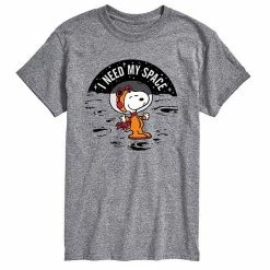 Licensed Character Men's Peanuts I Need Space Tee Blue -Licensed Character Shop unnamed file 16090