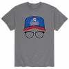 Licensed Character Men's Major League Cap & Glasses Baseball Tee Grey 2 -Licensed Character Shop unnamed file 16107