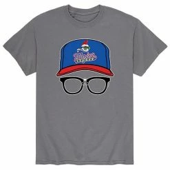 Licensed Character Men's Major League Cap & Glasses Baseball Tee Grey 2 -Licensed Character Shop unnamed file 16108