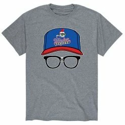 Licensed Character Men's Major League Cap & Glasses Baseball Tee Grey 2 -Licensed Character Shop unnamed file 16109