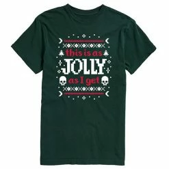 Licensed Character Men's As Jolly As I Get Tee Black -Licensed Character Shop unnamed file 16116