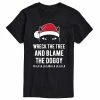 Licensed Character Men's Wreck The Tree And Blame The Doggy Tee Black -Licensed Character Shop unnamed file 16118