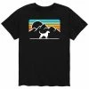 Licensed Character Men's Dog With Retro Mountain Tee Black -Licensed Character Shop unnamed file 16124