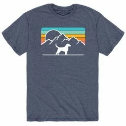 Licensed Character Men's Dog With Retro Mountain Tee Black -Licensed Character Shop unnamed file 16126