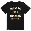 Licensed Character Men's Trust Me I'm A Mechanic Tee Black -Licensed Character Shop unnamed file 16139
