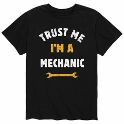 Licensed Character Men's Trust Me I'm A Mechanic Tee Black