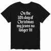 Licensed Character Men's On 12th Day Of Christmas Tee Black -Licensed Character Shop unnamed file 16142