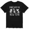 Licensed Character Men's Peanuts Dance In New Year Tee Black -Licensed Character Shop unnamed file 16145